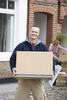 Moving van service helping with a home move in Barking