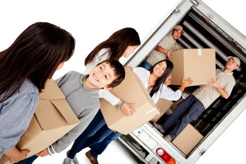 Preparing desks and workstations for an office move in Barking