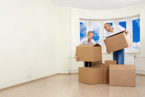 Local moving team handling parking and access in Barking