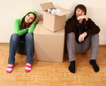 House movers helping with a residential move in Barking
