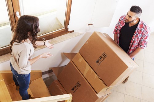 Barking removals team handling a local home relocation