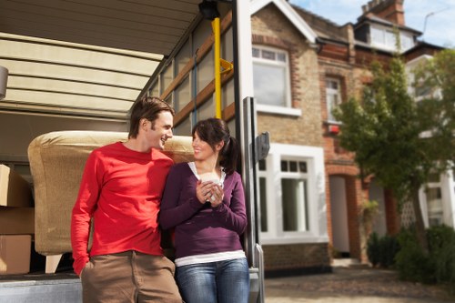 Moving staff assessing an issue during a removals complaint process