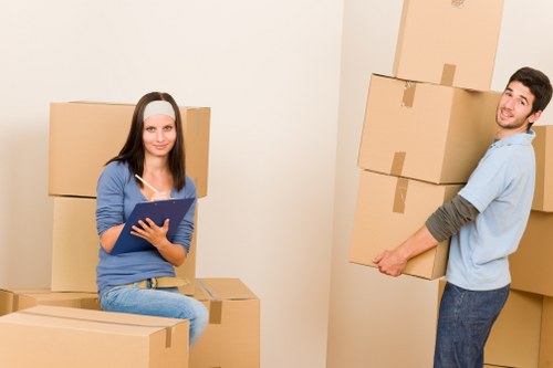 Packing and moving preparation for a Barking van service